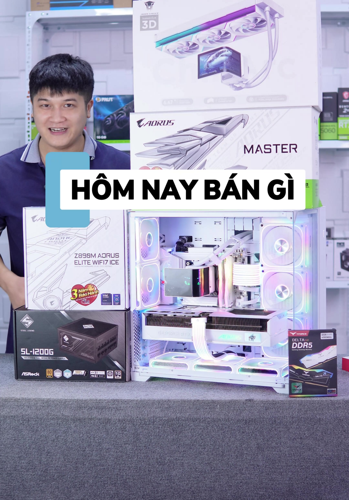 CẤU HÌNH PC KHỦNG 138 TRIỆU: CORE ULTRA 7 270K & RTX 5080 – CHIẾN GAME 4K ĐỈNH CAO